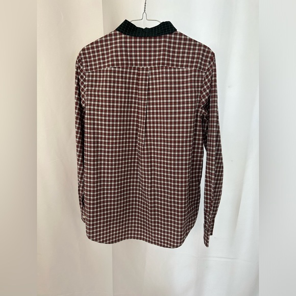 Ralph Lauren Button Down Shirt Red Green Plaid Boys size XL - Picture 3 of 3